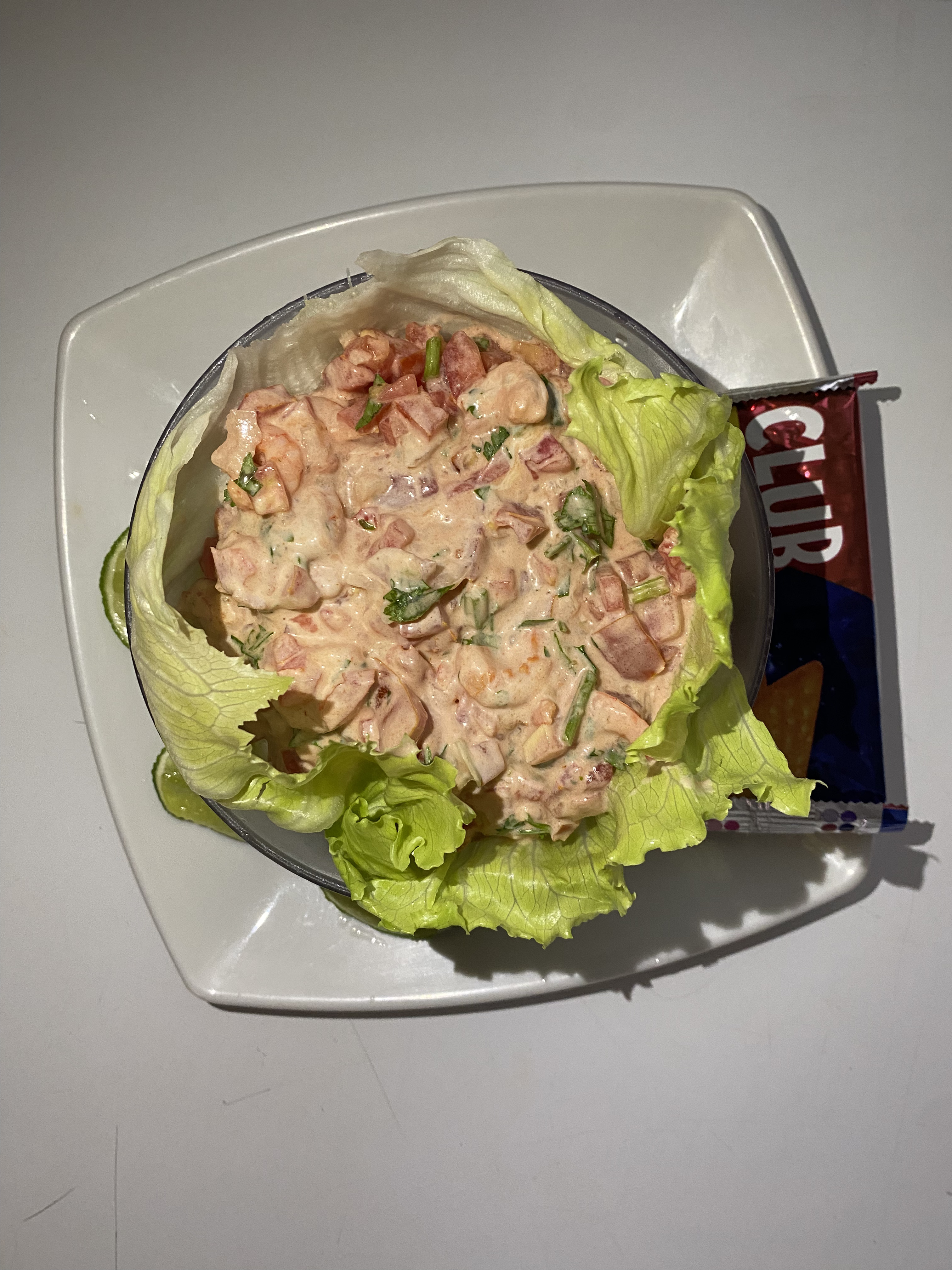 Coctel en salsa rosada